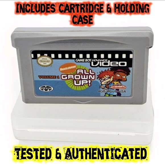 Game Boy Advance Video: All Grown Up, Vol. 1 GBA Game Boy Advance W/ Holder - Picture 1 of 7